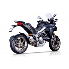 QD Exhaust GunSHot 2-1 Half system - DUCATI MULTISTRADA 1260 (2018+) and 1200 (2015-2017)